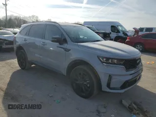 2023 Kia Sorento SX Prestige with VIN 5XYRKDLF7PG241194, listed as a Copart auction lot 86391444 with 11,103 mi miles and Salvage Title. Bid and sale history available at carsss.com. Image 4.