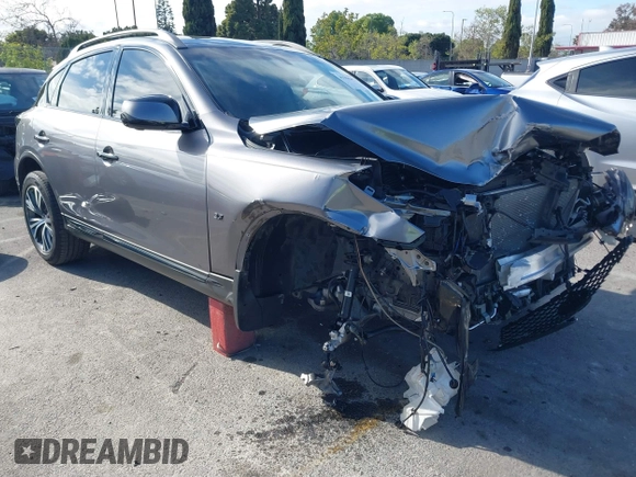 2017 Infiniti QX50 with VIN JN1BJ0RP7HM389345, listed as a IAAI auction lot 41906473 with 36,331 mi miles. Bid and sale history available at carsss.com. Image 1.