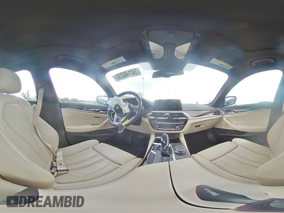 2019 BMW 5 Series 540i xDrive with VIN WBAJE7C58KWW09923, listed as a Copart auction lot 50146235 with 42,440 mi miles and Non Repairable. Bid and sale history available at carsss.com. Image 13.