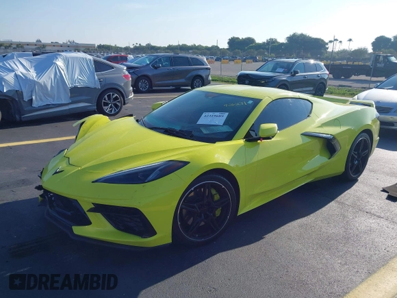 2023 Chevrolet Corvette 2LT with VIN 1G1YB2D40P5111501, listed as a IAAI auction lot 42319689 with 39,007 mi miles and . Bid and sale history available at DreamBid. Image 17.
