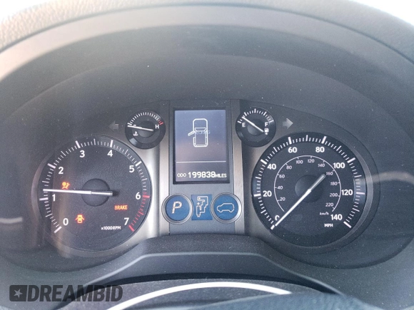 2011 Lexus GX 460 with VIN JTJBM7FX3B5035323, listed as a Copart auction lot 53359845 with 199,838 mi miles and Salvage Title. Bid and sale history available at DreamBid. Image 9.