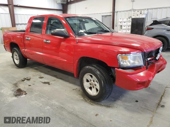 2008 Dodge Dakota SLT with VIN 1D7HE48K38S581338, listed as a Copart auction lot 85081194 with 217,780 mi miles and Salvage Title. Bid and sale history available at DreamBid. Image 4.