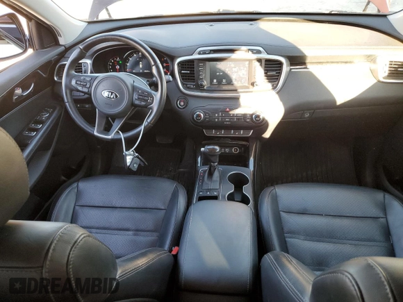2018 Kia Sorento EX with VIN 5XYPHDA58JG355373, listed as a Copart auction lot 79715984 with 100,229 mi miles and Salvage Title. Bid and sale history available at carsss.com. Image 8.
