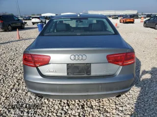 2012 Audi A8 with VIN WAURVAFD4CN023004, listed as a Copart auction lot 50181715 with 121,590 mi miles and Salvage title. Bid and sale history available at DreamBid. Image 6.