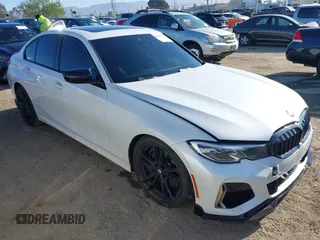 2020 BMW 3 Series M340i with VIN WBA5U7C02LFH69972, listed as a IAAI auction lot 41869845 with 45,926 mi miles. Bid and sale history available at carsss.com. Image 1.