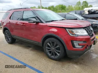 2017 Ford Explorer XLT z VIN 1FM5K8D81HGC53275, wystawiony jako Copart lot #53998225 z przebiegiem 38 557 mil mil oraz Szkoda całkowita • Salvage title. Historia ofert i sprzedaży dostępna na DreamBid. Obrazek 4.