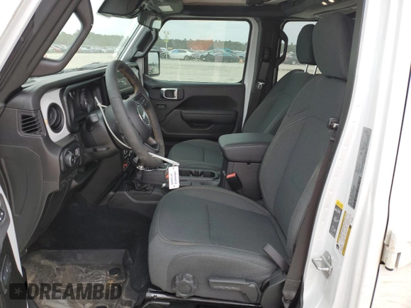 2024 Jeep Wrangler Sport with VIN 1C4PJXDG7RW364535, listed as a Copart auction lot 89122785 with 1,631 mi miles and Salvage Title. Bid and sale history available at DreamBid. Image 7.