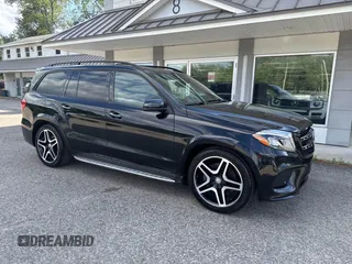 2017 Mercedes-Benz GLS 550 with VIN 4JGDF7DE1HA777299, listed as a IAAI auction lot 42701175 with 190,280 mi miles and . Bid and sale history available at DreamBid. Image 1.