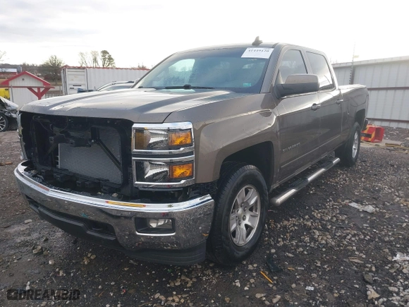 2015 Chevrolet Silverado 1500 LT with VIN 3GCUKRECXFG169272, listed as a IAAI auction lot 41449120 with 184,170 mi miles. Bid and sale history available at carsss.com. Image 2.