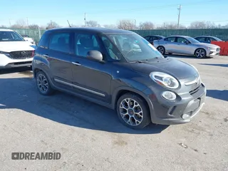 2014 FIAT 500L Trekking with VIN ZFBCFADH4EZ017858, listed as a IAAI auction lot 41313202 with 190,725 mi miles and . Bid and sale history available at DreamBid. Image 1.
