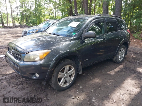 2008 Toyota RAV4 Sport with VIN JTMZD32V986074516, listed as a IAAI auction lot 42757502 with 187,139 mi miles and . Bid and sale history available at DreamBid. Image 2.