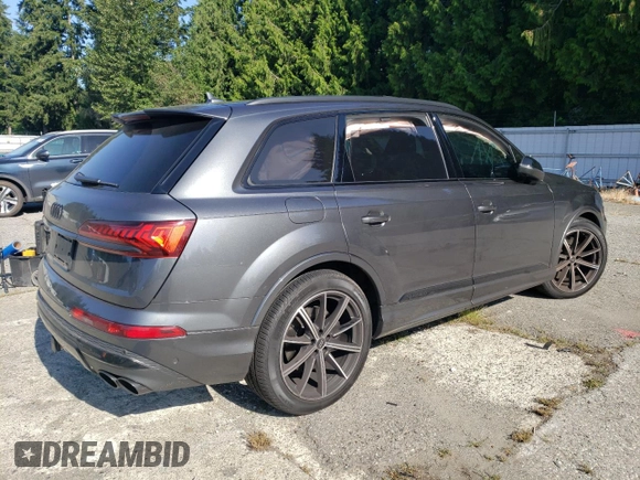 2021 Audi SQ7 Prestige z VIN WA1VWBF78MD011275, wystawiony jako Copart lot #62351474 z przebiegiem 38 368 mil mil oraz Szkoda całkowita • Salvage title. Historia ofert i sprzedaży dostępna na DreamBid. Obrazek 3.