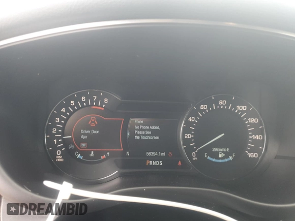 2017 Lincoln MKC Reserve with VIN 5LMCJ3C96HUL56973, listed as a Copart auction lot 54909375 with 56,394 mi miles and Salvage title. Bid and sale history available at DreamBid. Image 9.