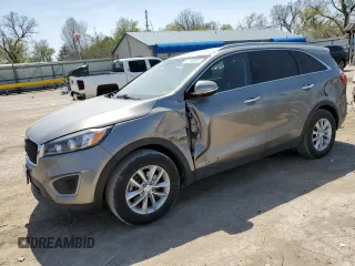 2017 Kia Sorento LX with VIN 5XYPGDA50HG197964, listed as a Copart auction lot 51769805 with 127,654 mi miles and Salvage title. Bid and sale history available at DreamBid. Image 1.