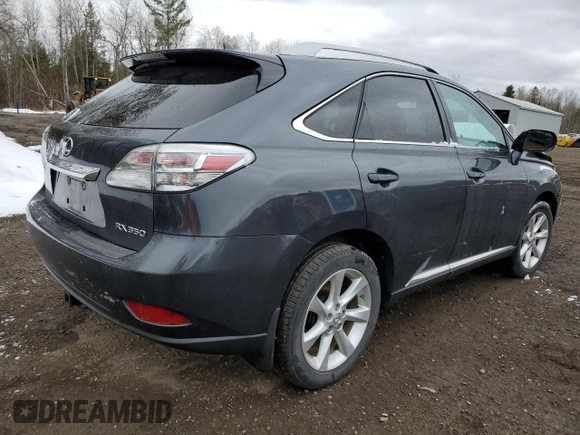 2011 Lexus RX 350 with VIN 2T2BK1BA9BC115036, listed as a Copart auction lot 53450815 with Not Provided miles and Salvage Title. Bid and sale history available at DreamBid. Image 3.