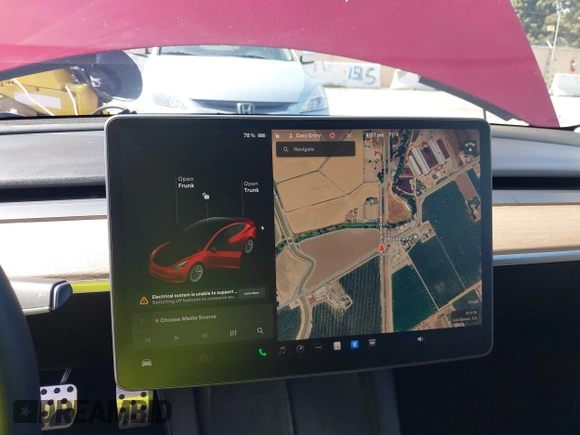 2021 Tesla Model 3 Long Range with VIN 5YJ3E1EB4MF936743, listed as a IAAI auction lot 42154322 with 46,983 mi miles and . Bid and sale history available at DreamBid. Image 17.