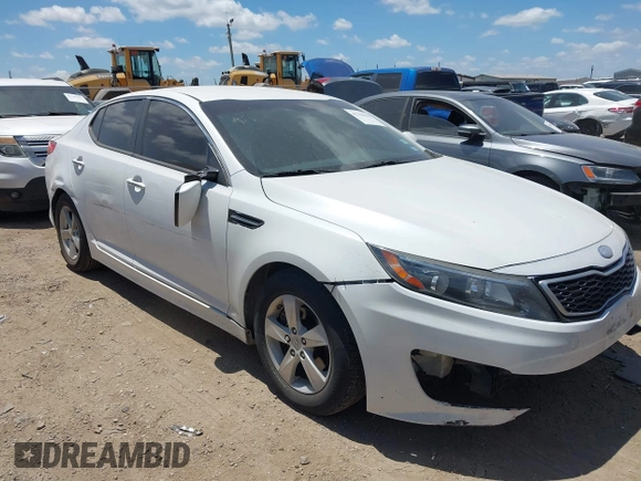 2015 Kia Optima LX with VIN KNAGM4A74F5605007, listed as a IAAI auction lot 42796438 with 126,819 mi miles and . Bid and sale history available at DreamBid. Image 1.