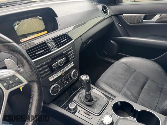 2012 Mercedes-Benz C 63 AMG with VIN WDDGF7HB5CA629883, listed as a Copart auction lot 49139875 with 139,727 mi miles and Clean Title. Bid and sale history available at carsss.com. Image 10.