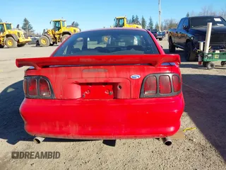 1996 Ford Mustang with VIN 1FALP4042TF180575, listed as a IAAI auction lot 41561882 with 248,183 mi miles. Bid and sale history available at carsss.com. Image 16.