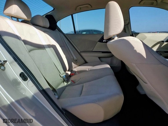 2016 Honda Accord Sedan LX with VIN 1HGCR2F32GA087048, listed as a Copart auction lot 44504565 with 130,936 mi miles and Salvage Title. Bid and sale history available at carsss.com. Image 10.