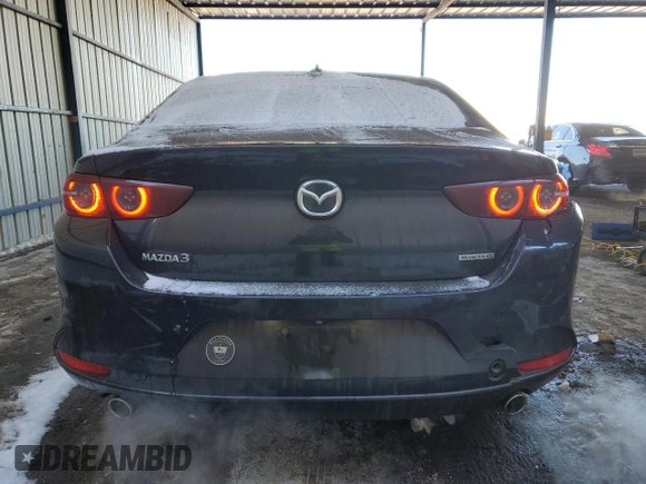 2019 Mazda 3 Premium with VIN 3MZBPAEM4KM105014, listed as a Copart auction lot 42347835 with 46,813 mi miles and Salvage Title. Bid and sale history available at DreamBid. Image 6.