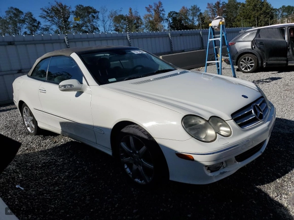 2007 Mercedes-Benz CLK-Class 3.5L with VIN WDBTK56F07T081699, listed as a Copart auction lot 75715594 with 93,349 mi miles and Salvage Title. Bid and sale history available at carsss.com. Image 4.