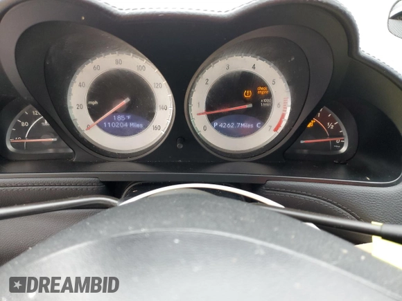 2009 Mercedes-Benz SL 550 with VIN WDBSK71F09F143389, listed as a Copart auction lot 49651665 with 110,204 mi miles and Salvage title. Bid and sale history available at DreamBid. Image 9.