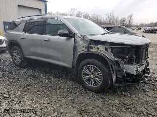 2024 Chevrolet Traverse FWD LT with VIN 1GNERGKS6RJ162409, listed as a Copart auction lot 44055275 with 14,914 mi miles and Clean Title. Bid and sale history available at carsss.com. Image 4.
