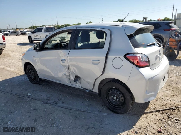 2024 Mitsubishi Mirage ES with VIN ML32AUHJ4RH035099, listed as a Copart auction lot 50885155 with 31,720 mi miles and Clean Title. Bid and sale history available at carsss.com. Image 2.