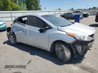 2013 Hyundai Elantra with VIN KMHD35LE9DU032243, listed as a Copart auction lot 53285835 with 122,389 mi miles and Salvage title. Bid and sale history available at DreamBid. Image 4.
