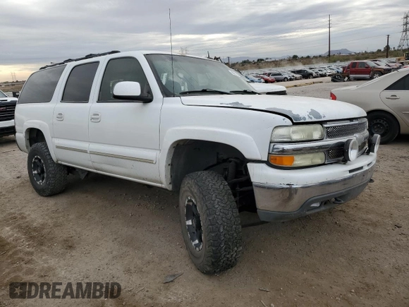 2002 Chevrolet Suburban LT with VIN 1GNFK16Z62J301344, listed as a Copart auction lot 86625244 with 271,596 mi miles and Salvage title. Bid and sale history available at DreamBid. Image 4.