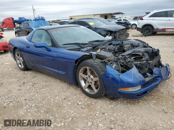 2002 Chevrolet Corvette with VIN 1G1YY22G825117812, listed as a Copart auction lot 82476834 with 86,521 mi miles and Salvage Title. Bid and sale history available at carsss.com. Image 4.