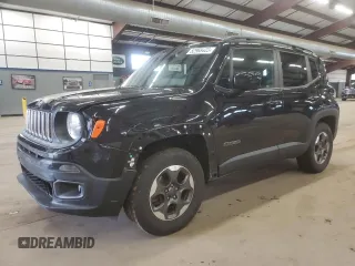 2017 Jeep Renegade Altitude with VIN ZACCJBBH3HPE94675, listed as a Copart auction lot 52968405 with 93,779 mi miles and Salvage title. Bid and sale history available at DreamBid. Image 1.
