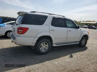 2003 Toyota Sequoia SR5 with VIN 5TDZT34A63S204385, listed as a Copart auction lot 51232405 with 330,086 mi miles and Salvage Title. Bid and sale history available at carsss.com. Image 3.