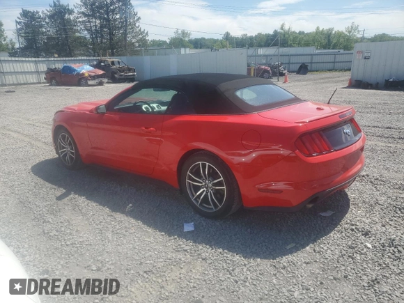 2016 Ford Mustang EcoBoost Premium with VIN 1FATP8UH1G5292803, listed as a Copart auction lot 62628745 with 58,664 mi miles and Salvage title. Bid and sale history available at DreamBid. Image 2.