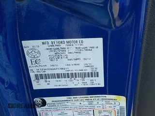 2010 Ford F-150 XL с VIN 1FTEW1E82AFC59211, выставлен на аукционе IAAI как лот 42109594 с пробегом 191 916 миль миль и . История ставок и продаж доступна на DreamBid. Изображение 9.