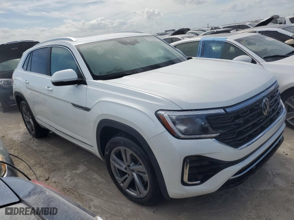 2024 Volkswagen Atlas Cross Sport 2.0T SEL R-Line with VIN 1V2AE2CA5RC203191, listed as a Copart auction lot 74136724 with 0 mi miles and Salvage Title. Bid and sale history available at carsss.com. Image 4.
