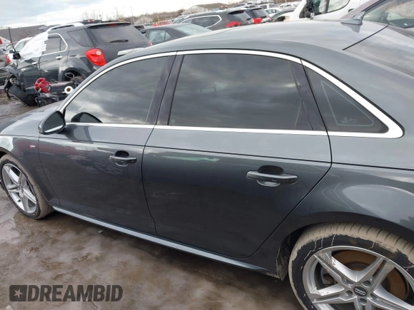 2017 Audi A4 with VIN WAUPNAF49HA176712, listed as a IAAI auction lot 41447809 with 43,941 mi miles and . Bid and sale history available at DreamBid. Image 15.