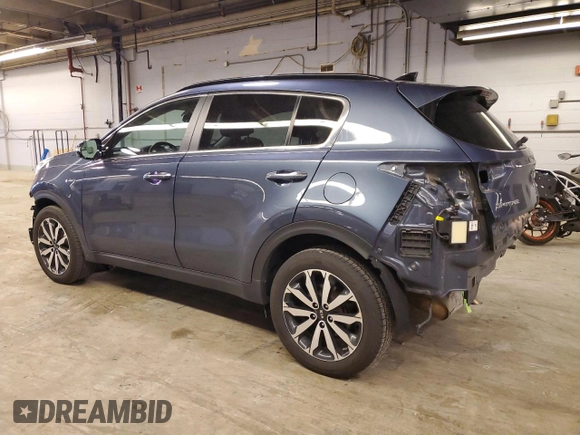 2018 Kia Sportage EX z VIN KNDPNCACXJ7384193, wystawiony jako Copart lot #43645195 z przebiegiem 55 717 mil mil oraz Szkody całkowita. Historia ofert i sprzedaży dostępna na DreamBid. Obrazek 2.