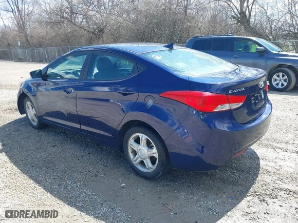 2012 Hyundai Elantra Limited with VIN 5NPDH4AE2CH148220, listed as a IAAI auction lot 41864394 with 88,480 mi miles. Bid and sale history available at carsss.com. Image 3.