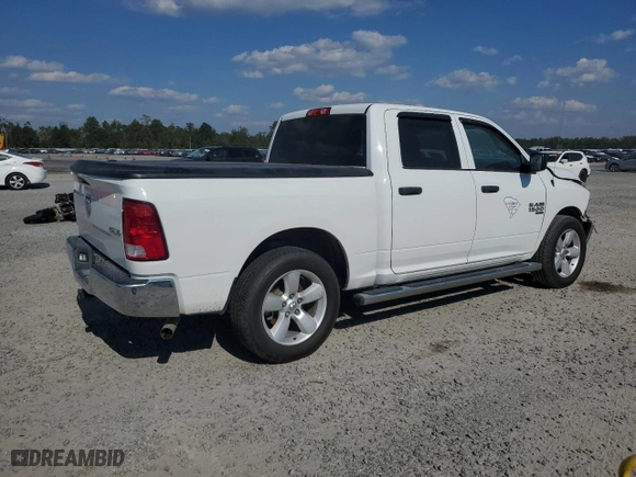 2021 Ram 1500 Classic Tradesman with VIN 3C6RR7KG5MG570097, listed as a Copart auction lot 75824324 with 58,989 mi miles and Salvage Title. Bid and sale history available at carsss.com. Image 3.