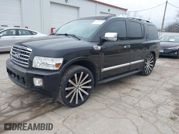 2009 Infiniti QX56 with VIN 5N3AA08C09N902599, listed as a IAAI auction lot 41502266 with 174,823 mi miles. Bid and sale history available at carsss.com. Image 18.