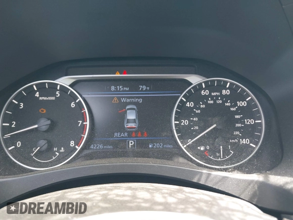 2025 Nissan Altima SV with VIN 1N4BL4DV6SN377960, listed as a IAAI auction lot 42174214 with 4,226 mi miles and . Bid and sale history available at DreamBid. Image 7.