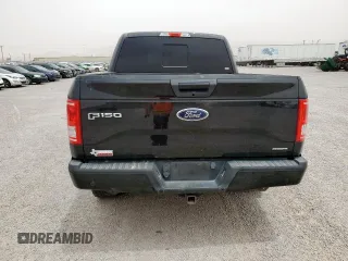 2015 Ford F-150 XLT with VIN 1FTEW1EF6FKD20492, listed as a Copart auction lot 57122105 with 126,576 mi miles and Salvage title. Bid and sale history available at DreamBid. Image 6.