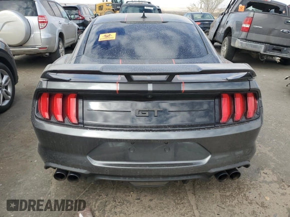 2020 Ford Mustang GT with VIN 1FA6P8CF6L5146517, listed as a Copart auction lot 47397315 with 50,995 mi miles and Clean Title. Bid and sale history available at carsss.com. Image 6.