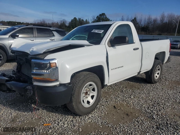 2016 Chevrolet Silverado 1500 Work Truck with VIN 1GCNCNEC3GZ361841, listed as a Copart auction lot 85274984 with 91,592 mi miles and Salvage Title. Bid and sale history available at carsss.com. Image 1.