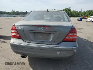 2006 Mercedes-Benz C 230 Sport with VIN WDBRF52H56F782614, listed as a Copart auction lot 53554835 with 134,287 mi miles and Salvage title. Bid and sale history available at DreamBid. Image 6.