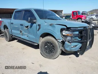 2023 Ford F-150 XL with VIN 1FTEW1EP7PKE67107, listed as a IAAI auction lot 41748925 with 43,567 mi miles. Bid and sale history available at carsss.com. Image 1.