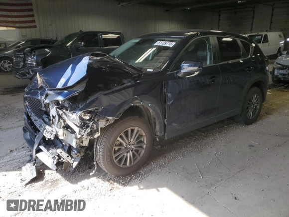 2020 Mazda CX-5 Touring z VIN JM3KFBCM5L1847751, wystawiony jako Copart lot #51189715 z przebiegiem 51 572 mil mil oraz Szkoda całkowita • Salvage title. Historia ofert i sprzedaży dostępna na DreamBid. Obrazek 1.