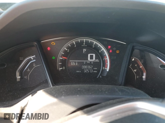2016 Honda Civic Sedan LX with VIN 19XFC2F50GE097055, listed as a Copart auction lot 53089075 with 88,362 mi miles and Salvage Title. Bid and sale history available at carsss.com. Image 9.